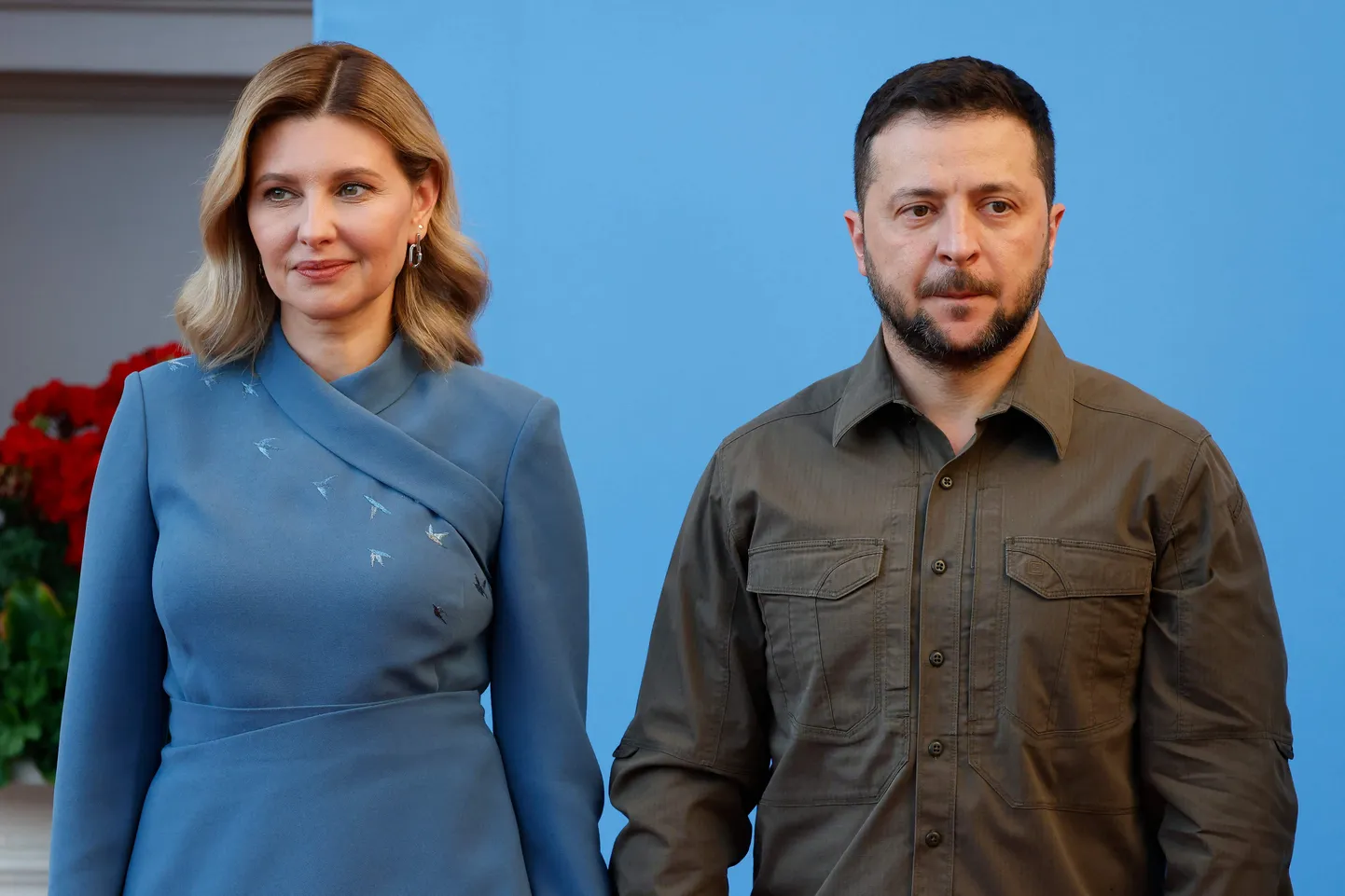 Елена и Владимир Зеленские.